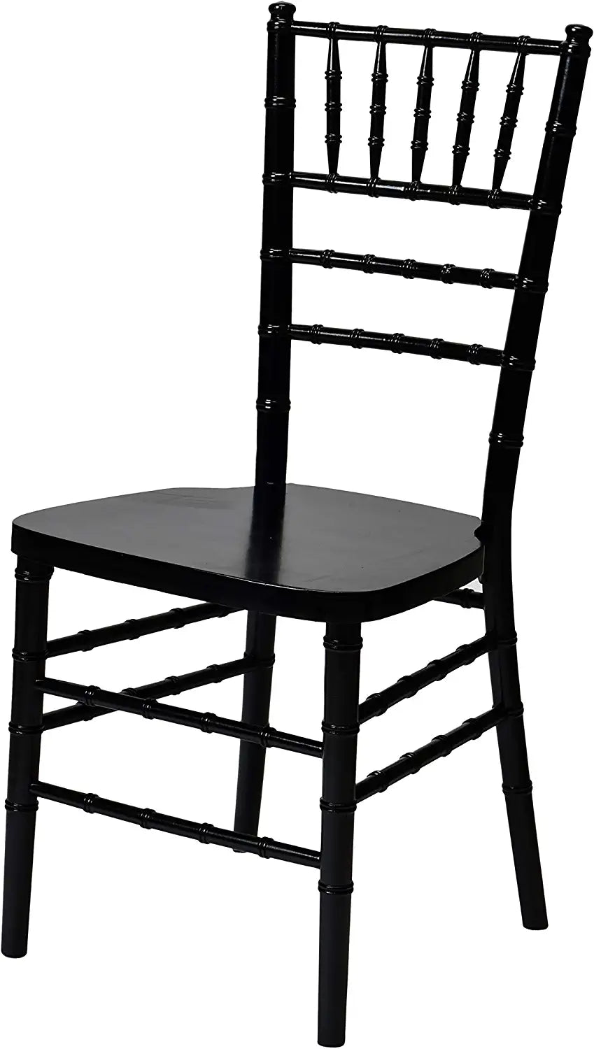 Commercial Seating Products European Black Wood Dining Chairs, 1-Pack