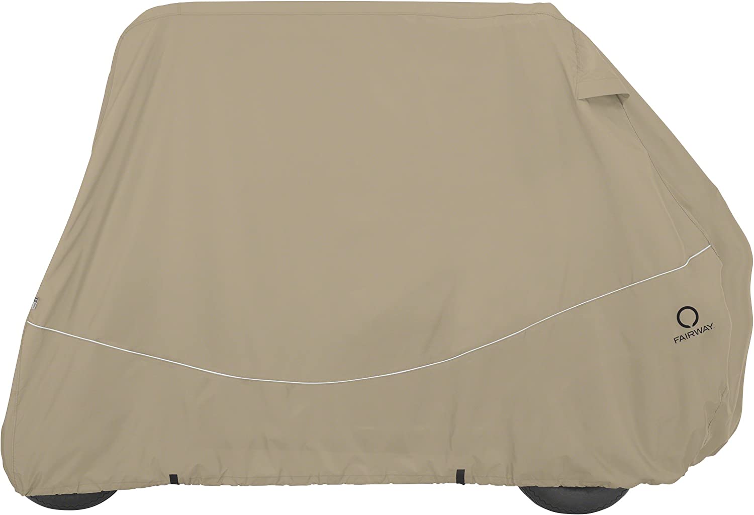 Classic Accessories Fairway Quick Fit Cover For Golf Carts With Rear Facing Back Seats