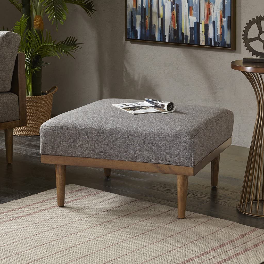 INK+IVY Stanton Square Ottoman Taupe See Below