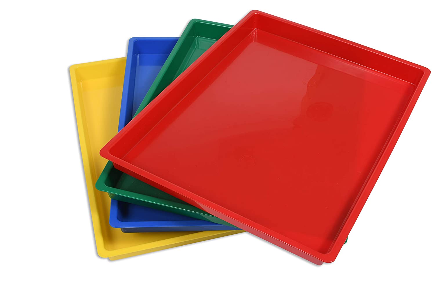 Edx Education Multipurpose Trays, Set of 4 Assorted Colors