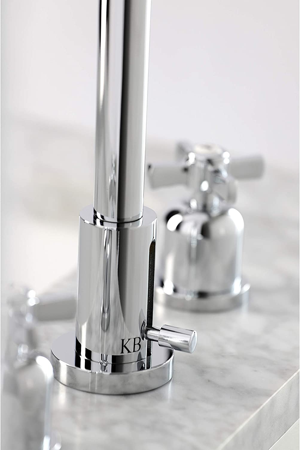 Kingston Brass FSC8931ZX Millennium Widespread Bathroom Faucet, Polished Chrome