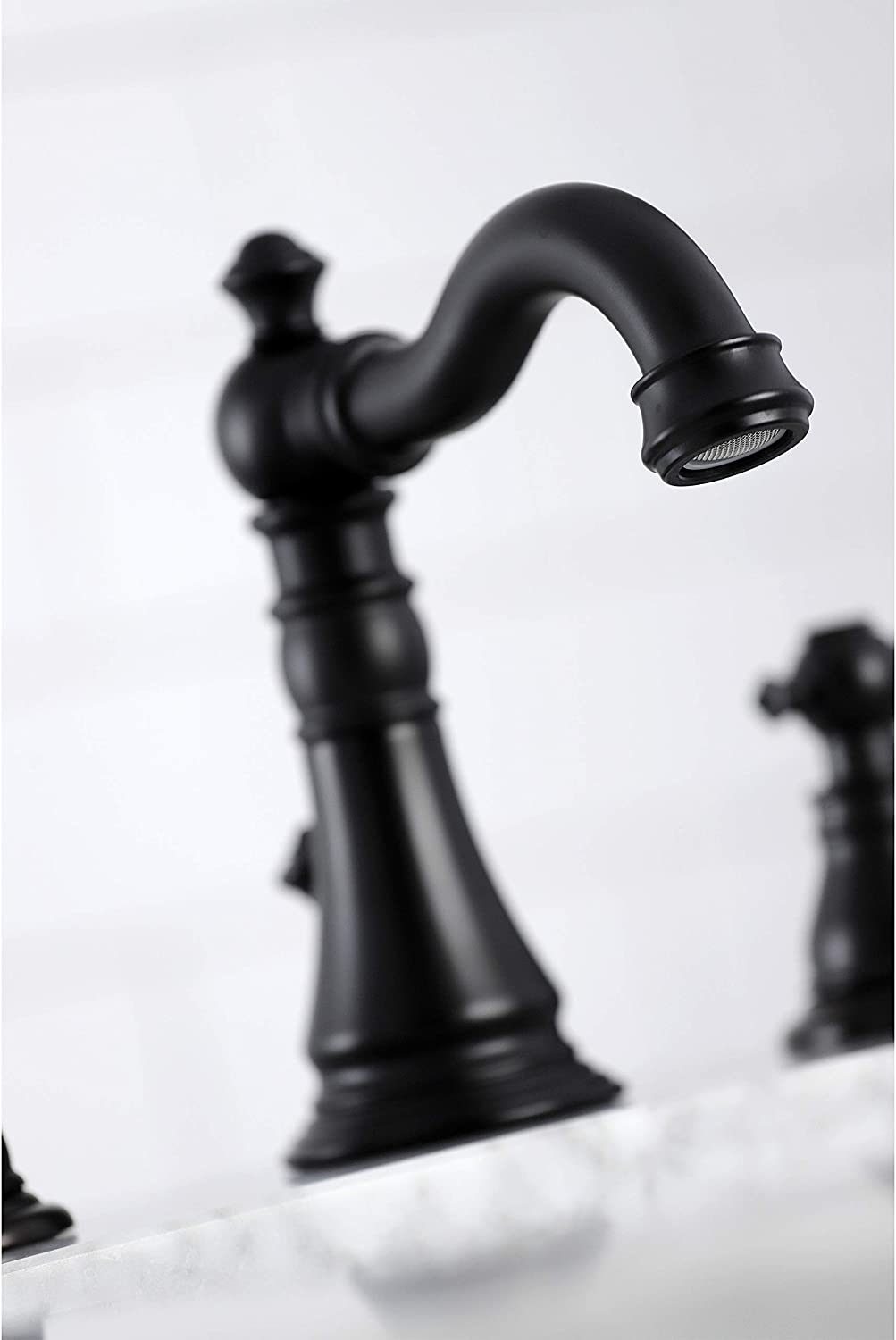 Kingston Brass FSC1970AKL Duchess Widespread Bathroom Faucet, Matte Black