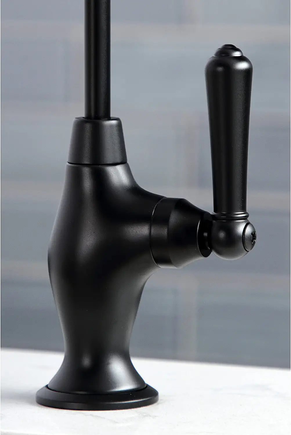 Kingston Brass KS3190NML Magellan Water Filtration Faucet, Matte Black