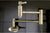 Kingston Brass KS8103DL Wall Mount Pot Filler Kitchen Faucet, Antique Brass,13&#34; Length