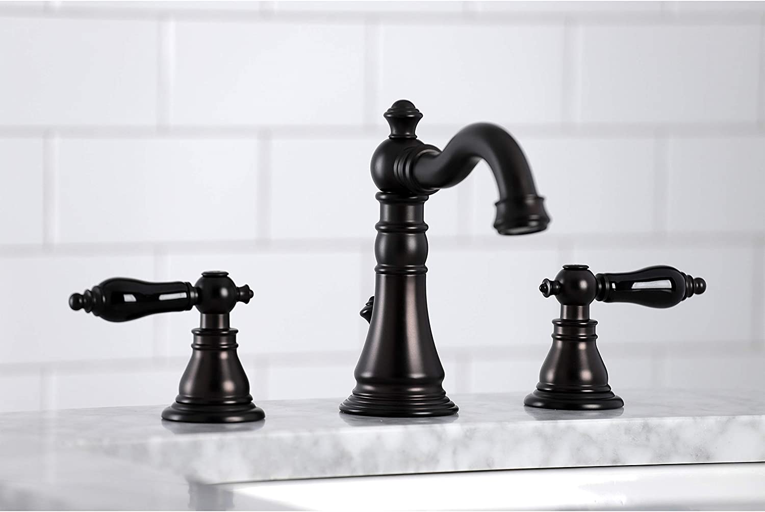 Kingston Brass FSC1975AKL Duchess Widespread Bathroom Faucet, Oil Rubbed Bronze