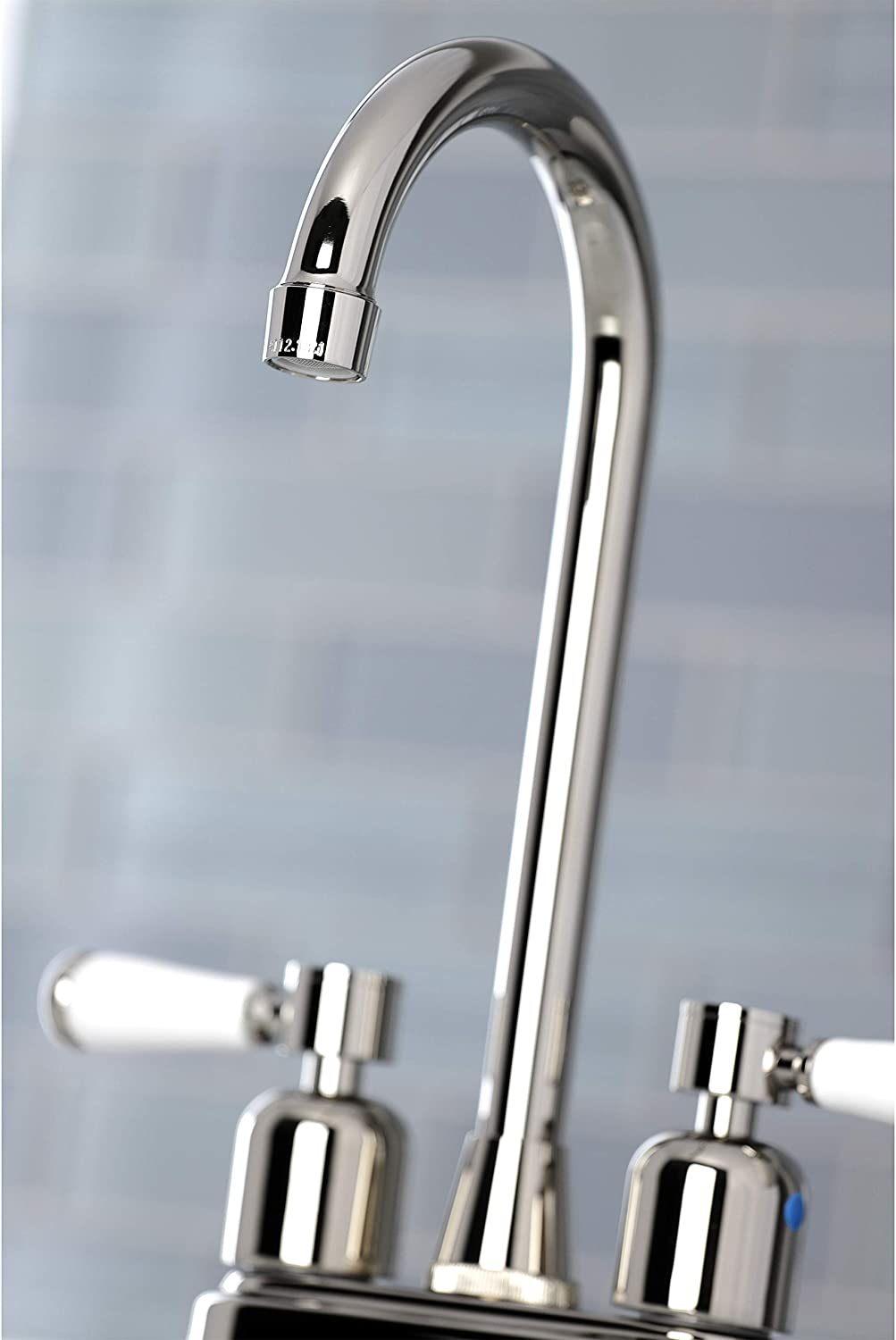 Kingston Brass KB8496DPL Paris Bar Faucet, Polished Nickel