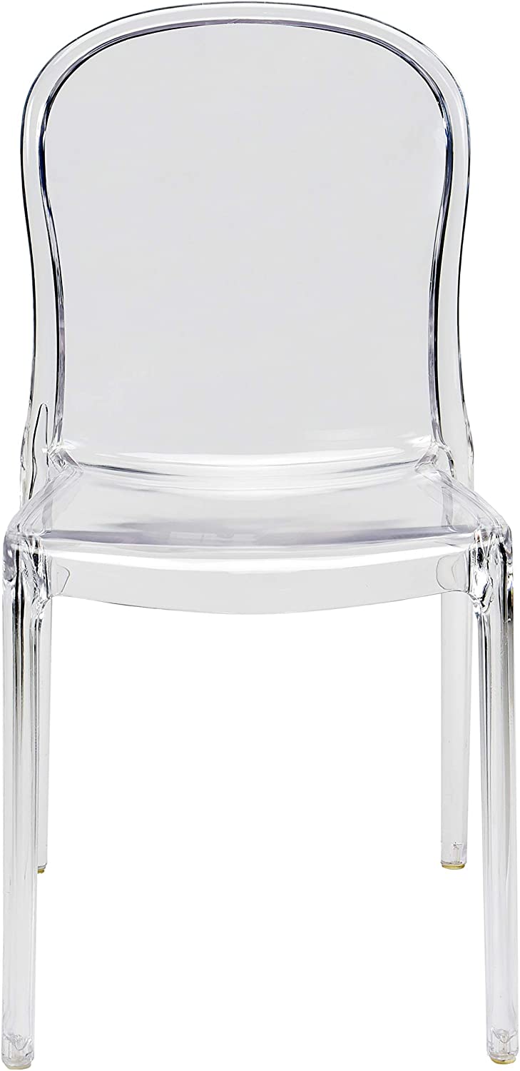 Commercial Seating Products Polycarbonate Genoa Chairs, Clear