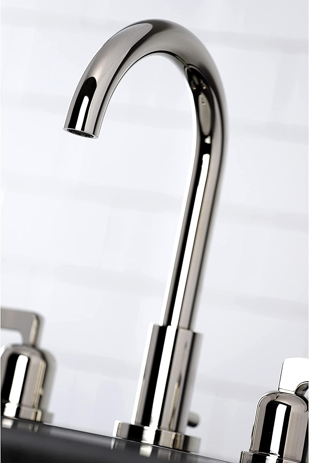 Kingston Brass FSC8929EFL Centurion Widespread Bathroom Faucet, 5-3/8 Inch in Spout Reach, Polished Nickel