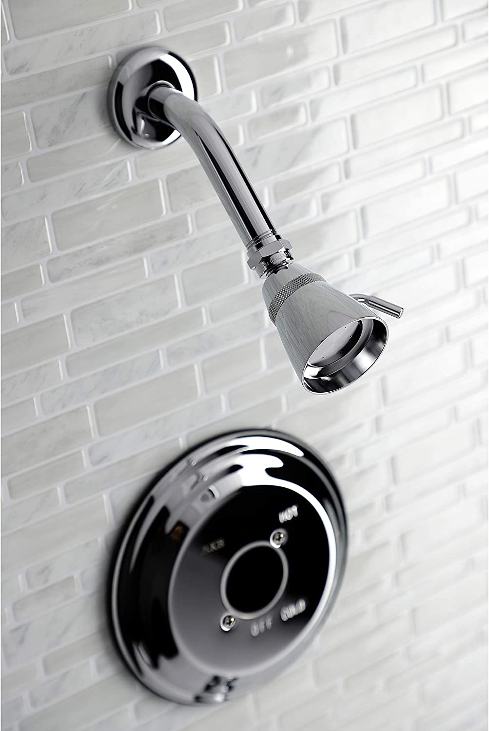 Kingston Brass KB3631TSLH Shower Faucet Trim Only Without Handle, Polished Chrome