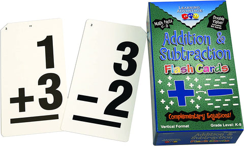 LEARNING ADVANTAGE Double Value Vertical Flash Cards