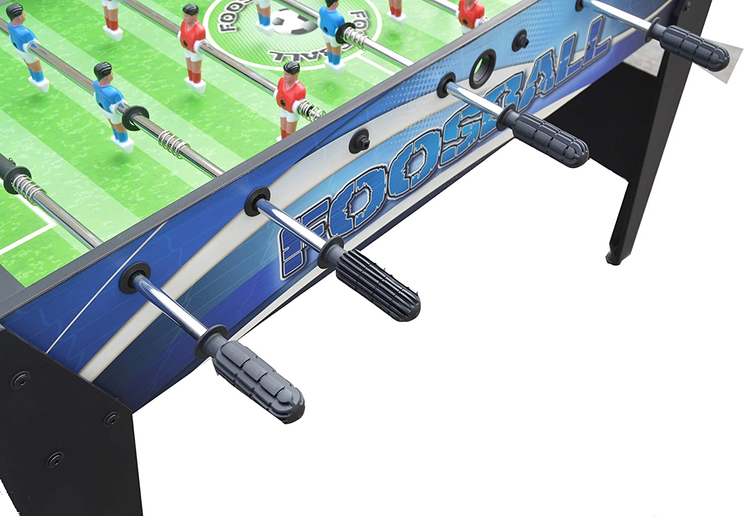 Hathaway Allure 48-in Foosball Table, Arcade Table Soccer for Game Rooms, Includes (2) 32-mm ABS Foosballs