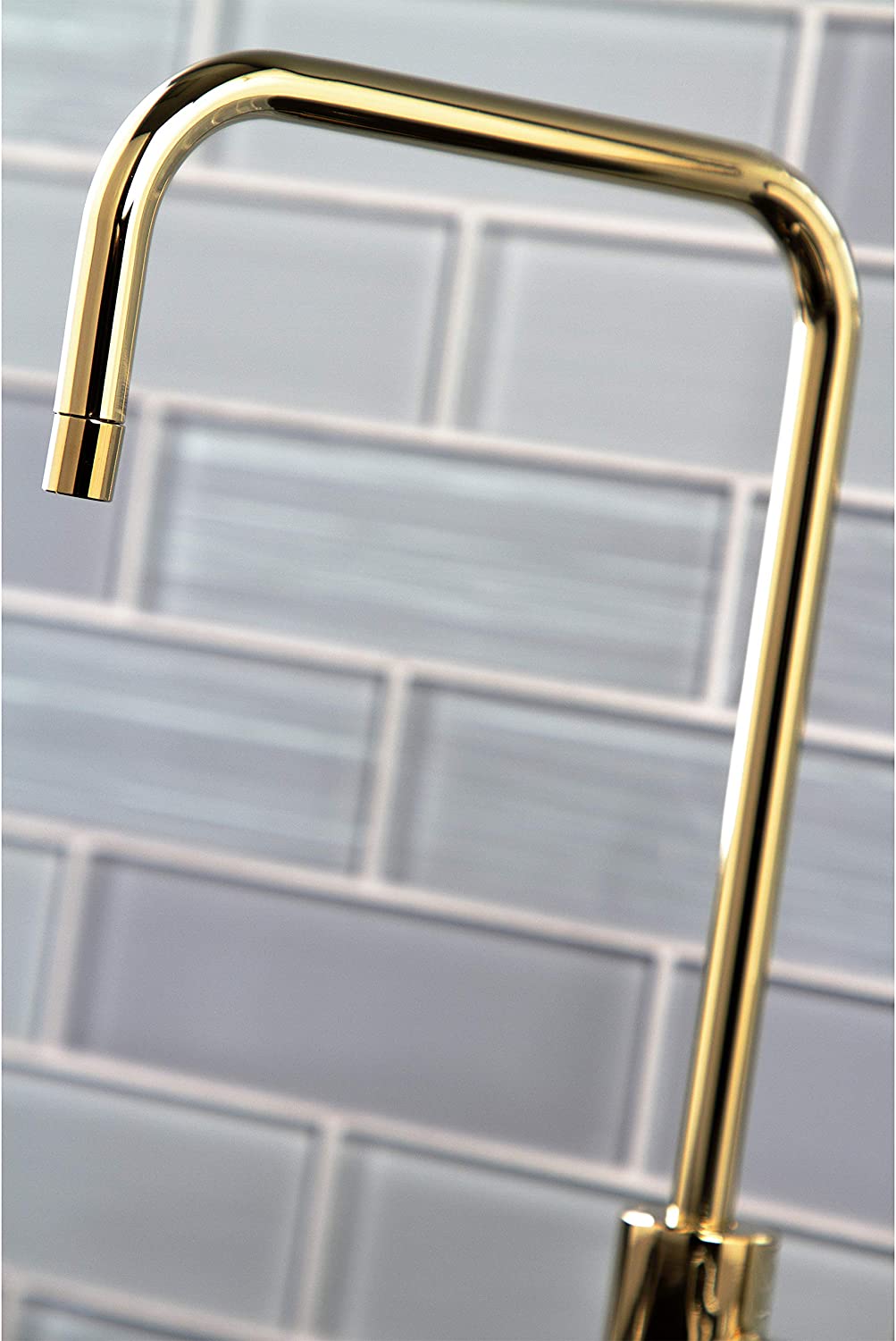 Kingston Brass KS6192NKL Nustudio Water Filtration Faucet, Polished Brass