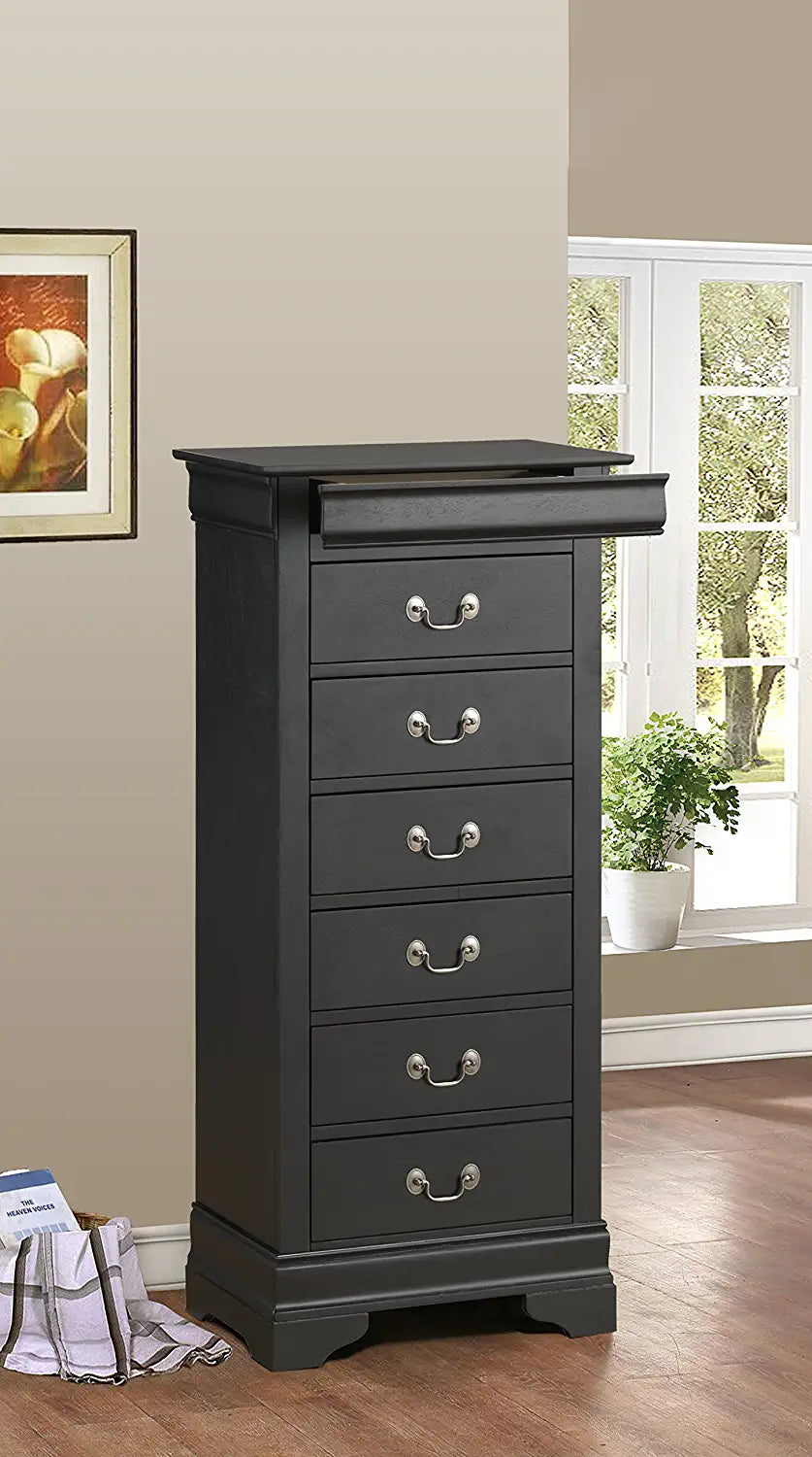 Glory Furniture Lingerie Chest, Black