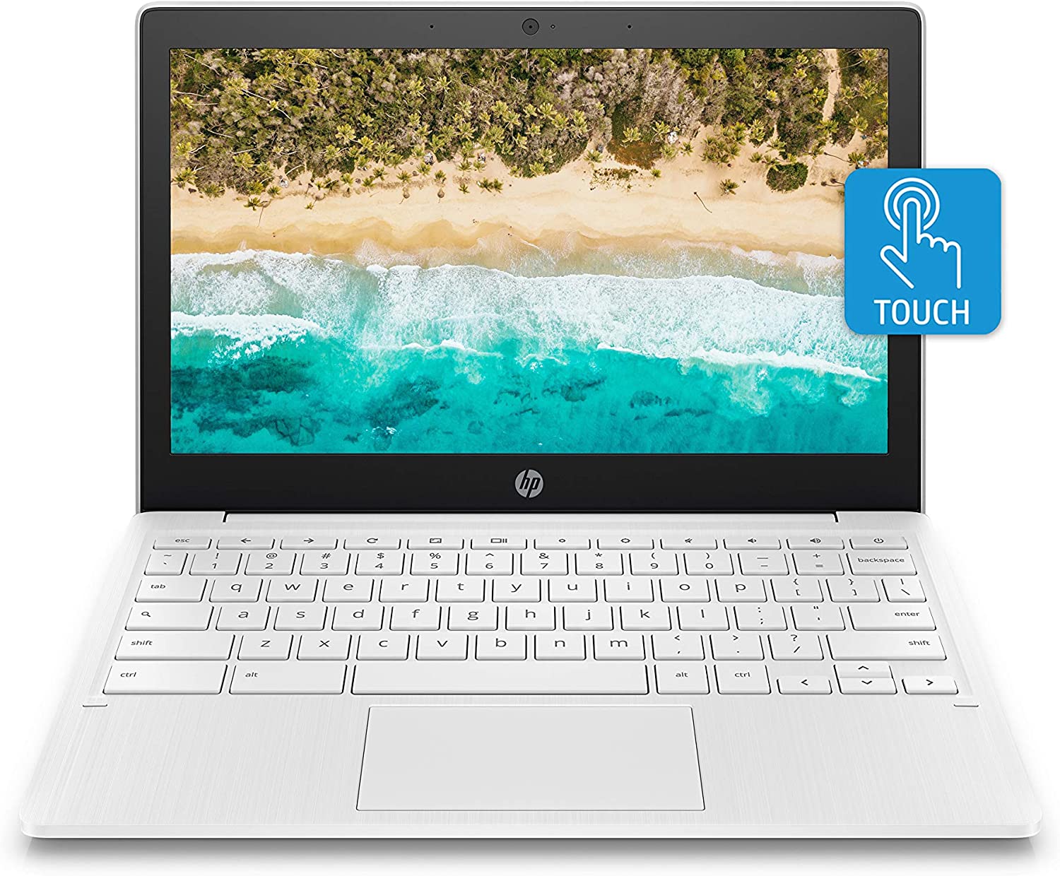HP Chromebook 11-inch Laptop - MediaTek - MT8183 - 4 GB RAM - 32 GB eMMC Storage - 11.6-inch HD IPS Touchscreen - with Chrome OS√É¬¢√¢‚Ç¨≈æ√Ç¬¢ - (11a-na0050nr, 2020 model, Snow White)
