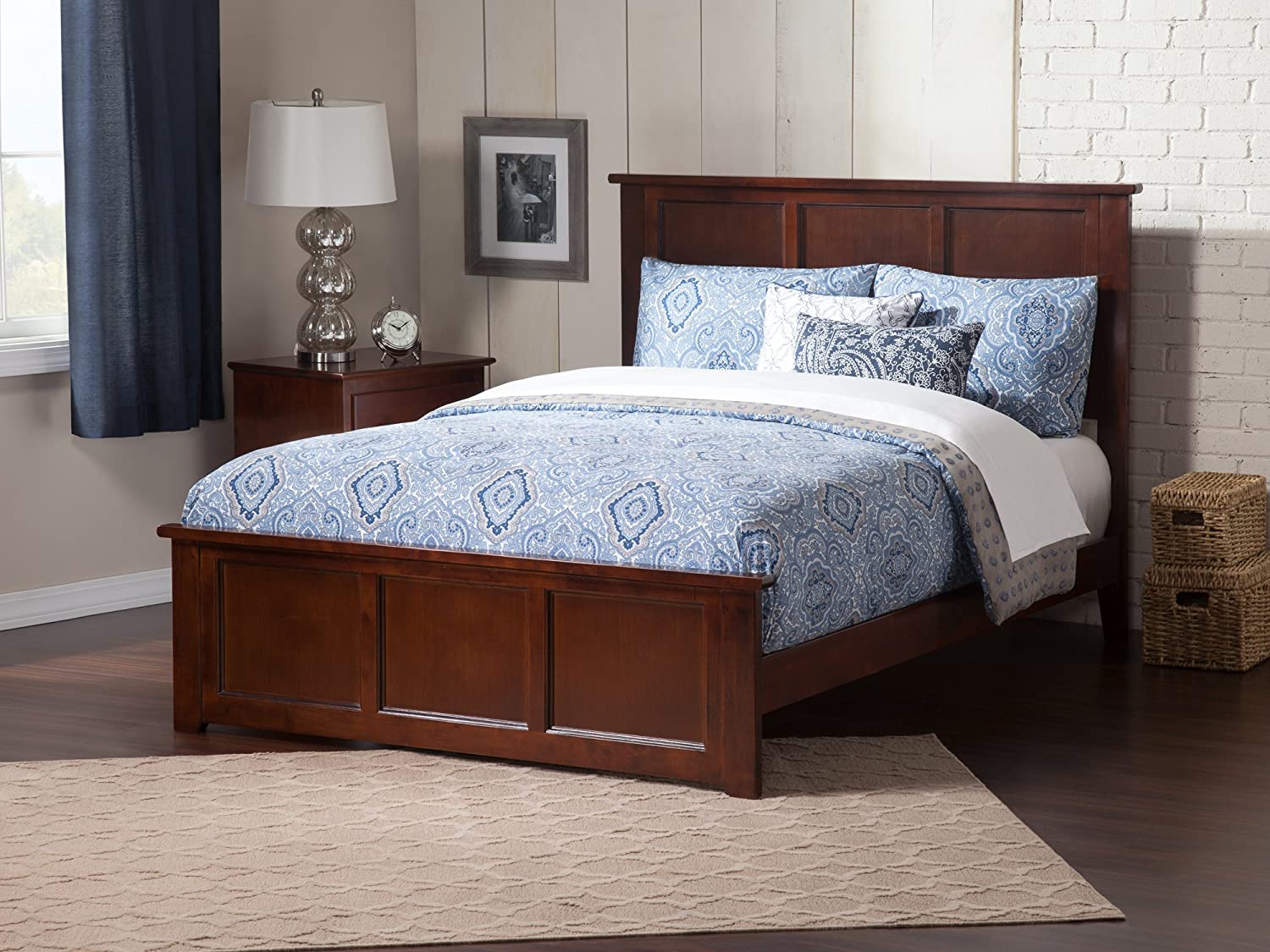 AFI Madison Bed, Queen, Walnut