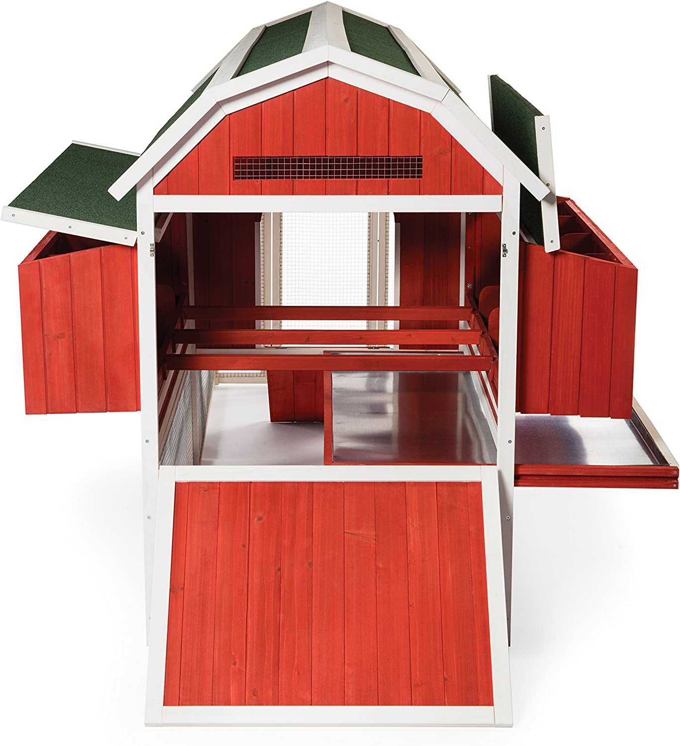 Prevue Pet Products 467 Large Barn Chicken Coop, Red