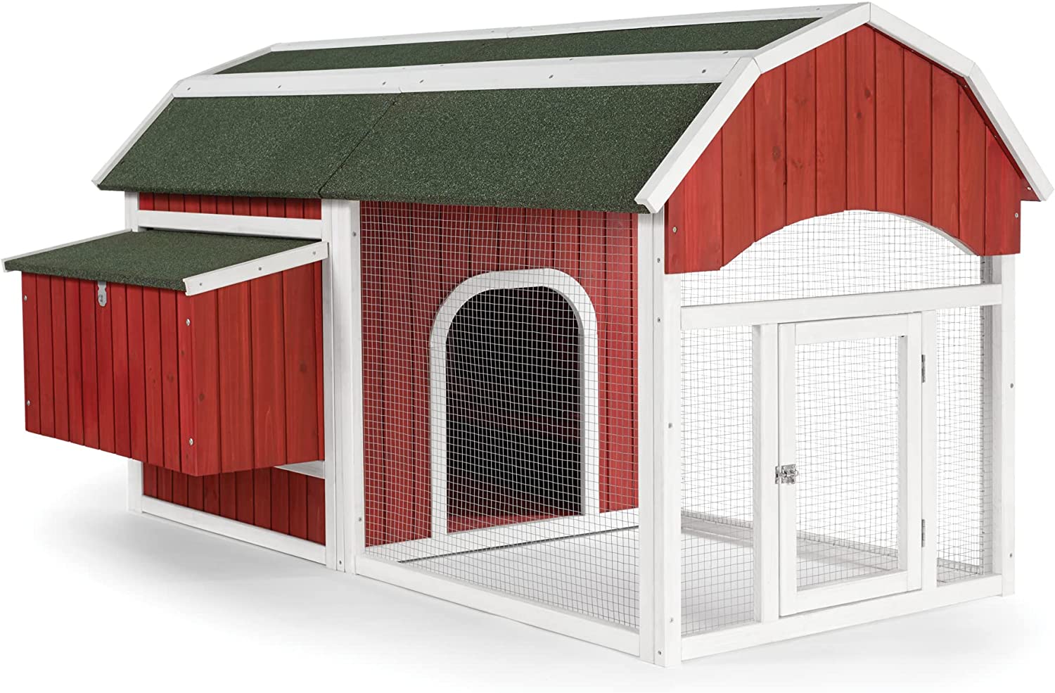 Prevue Pet Products 465 Barn Chicken Coop, Red