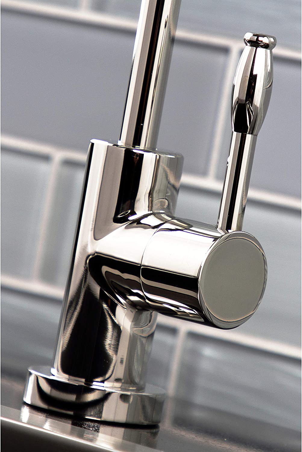 Kingston Brass KS6196NKL Nustudio Water Filtration Faucet, Polished Nickel