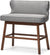 Baxton Studio Bar Bench, Gray