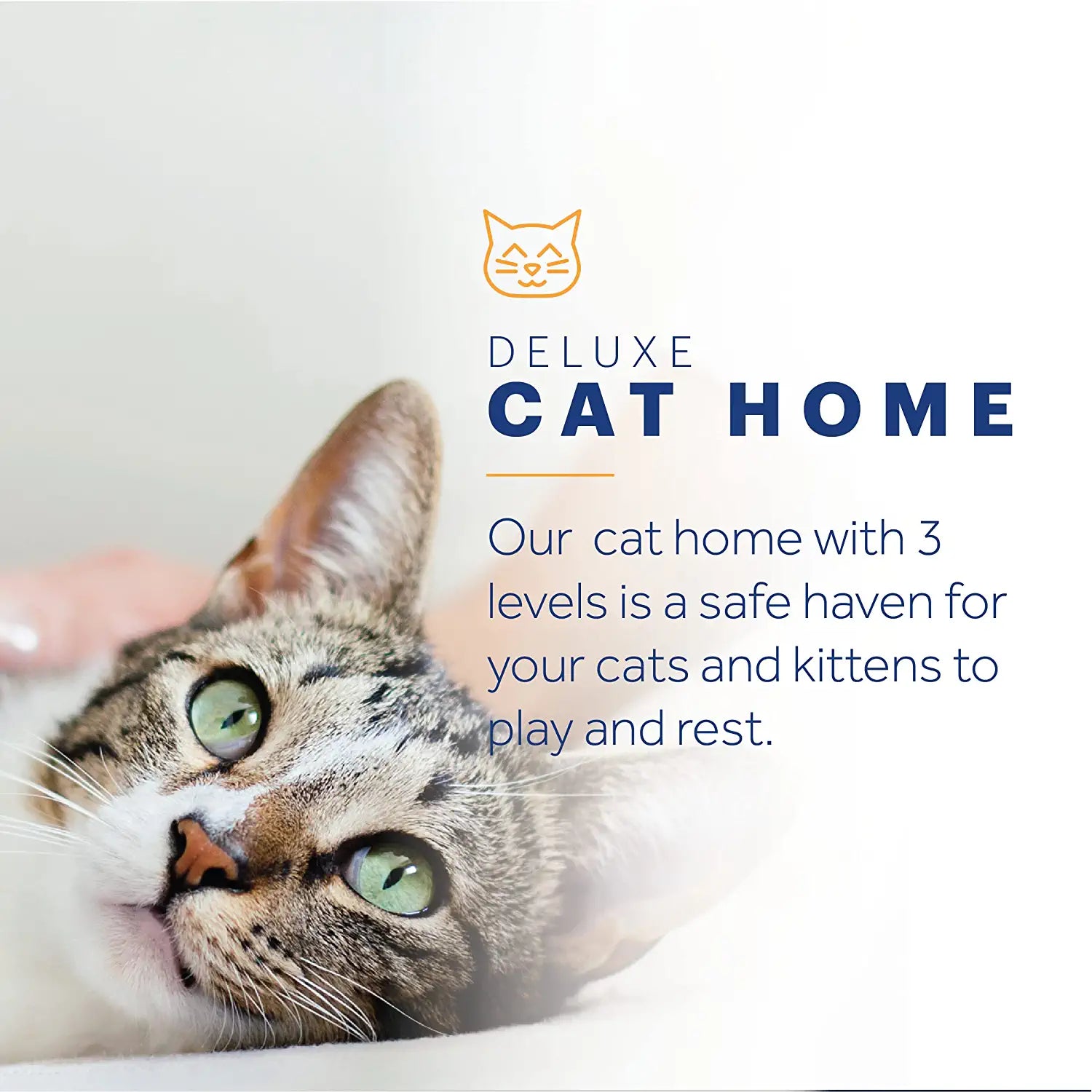 Prevue Pet Products Premium/Deluxe Cat Home, Black
