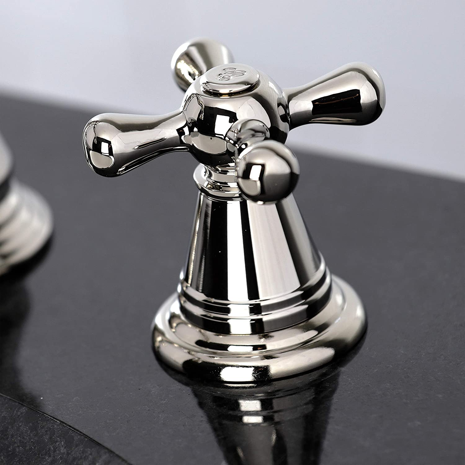 Kingston Brass FSC1979AAX American Classic Widespread Bathroom Faucet, Polished Nickel