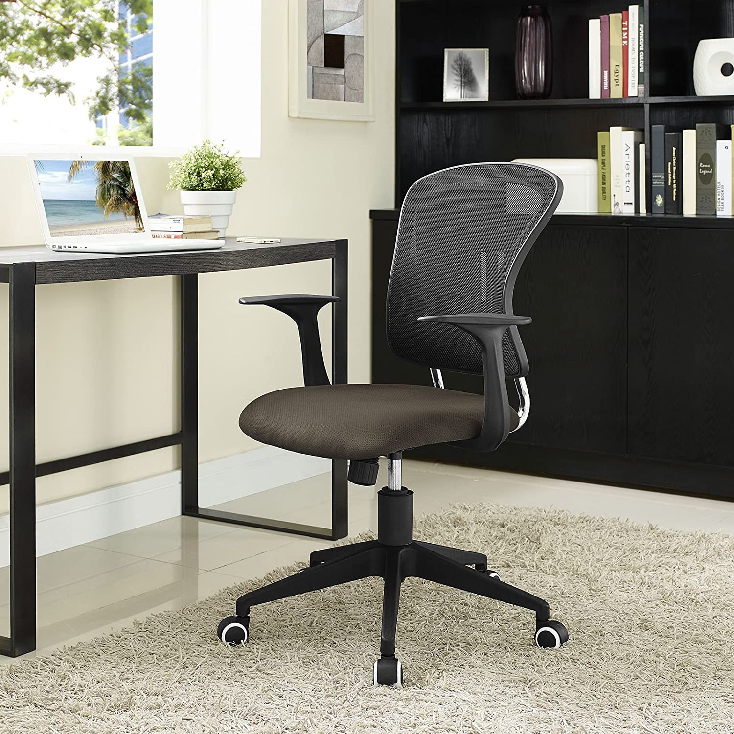 Modway Poise Office Chair in Brown