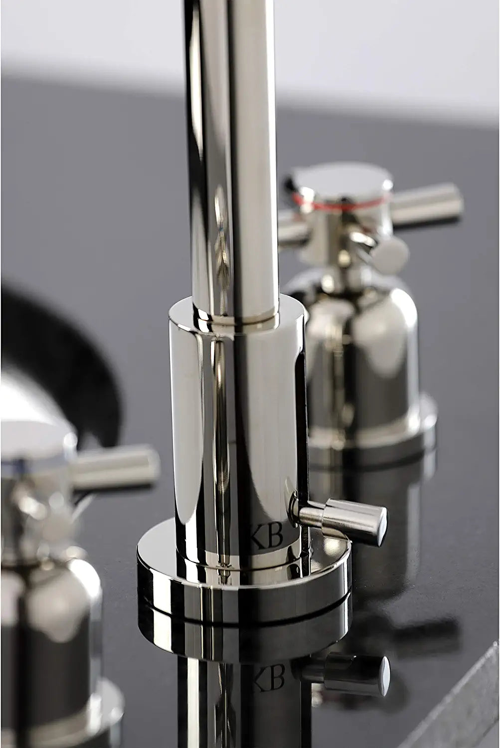 Kingston Brass FSC8939DX Concord Widespread Bathroom Faucet, Polished Nickel