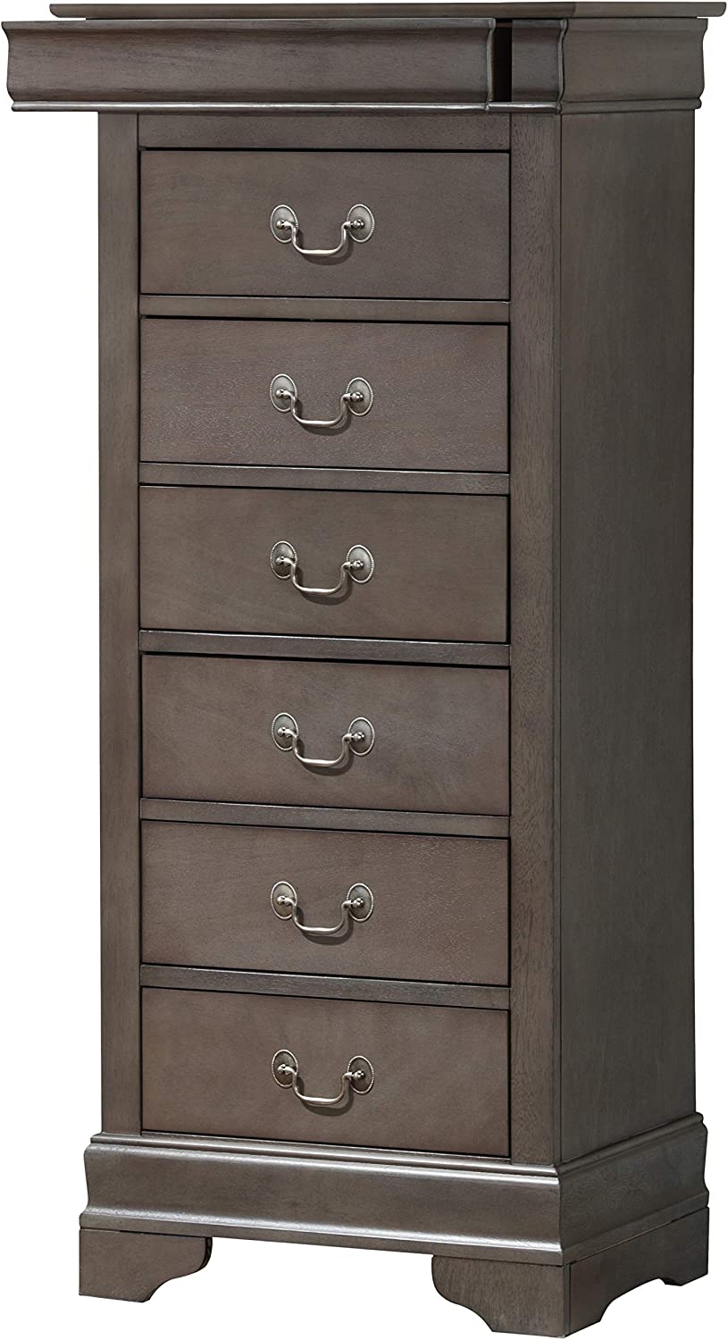 Glory Furniture Lingerie Chest, Gray