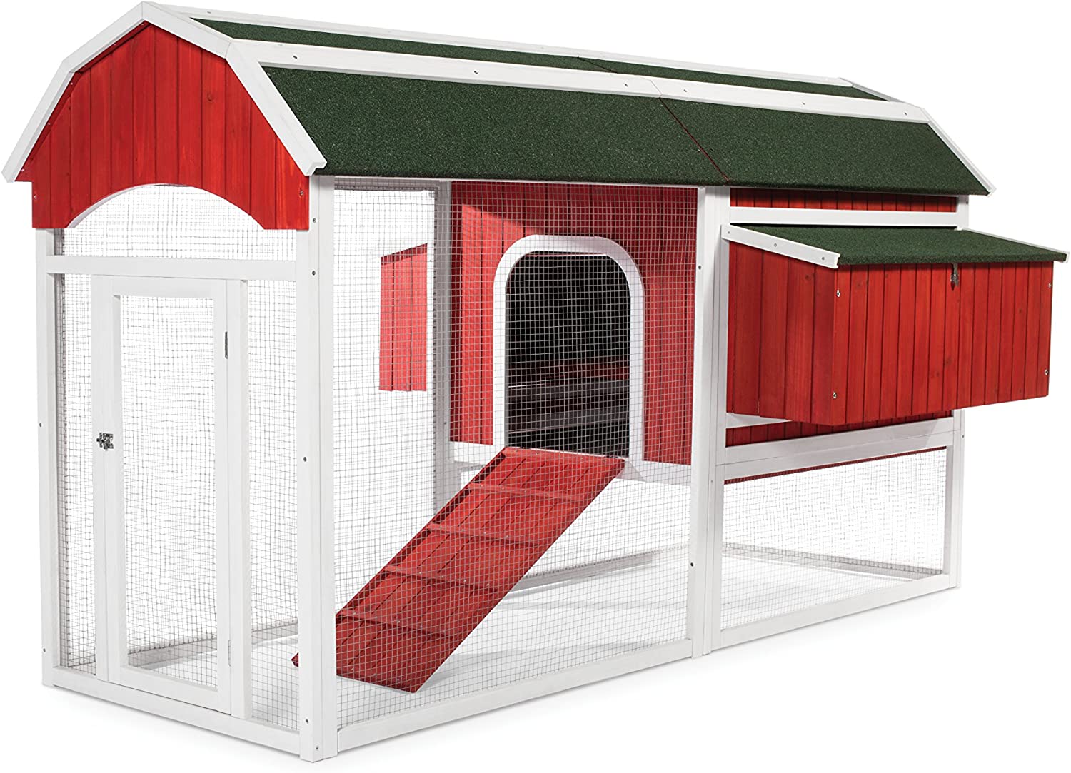 Prevue Pet Products 467 Large Barn Chicken Coop, Red