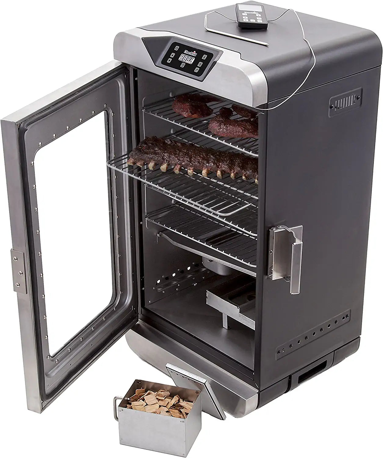 Char-Broil 17202004 Digital Electric Smoker, Deluxe, Silver