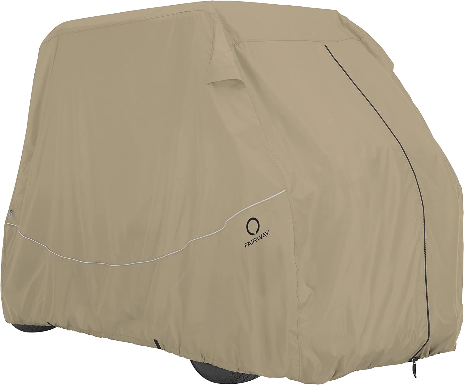 Classic Accessories Fairway Quick Fit Cover For Golf Carts With Rear Facing Back Seats