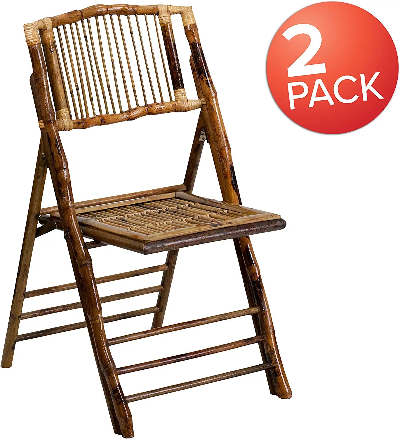 √É‚Äö√Ç¬†Set of 2 Bamboo Wood Folding Chairs
