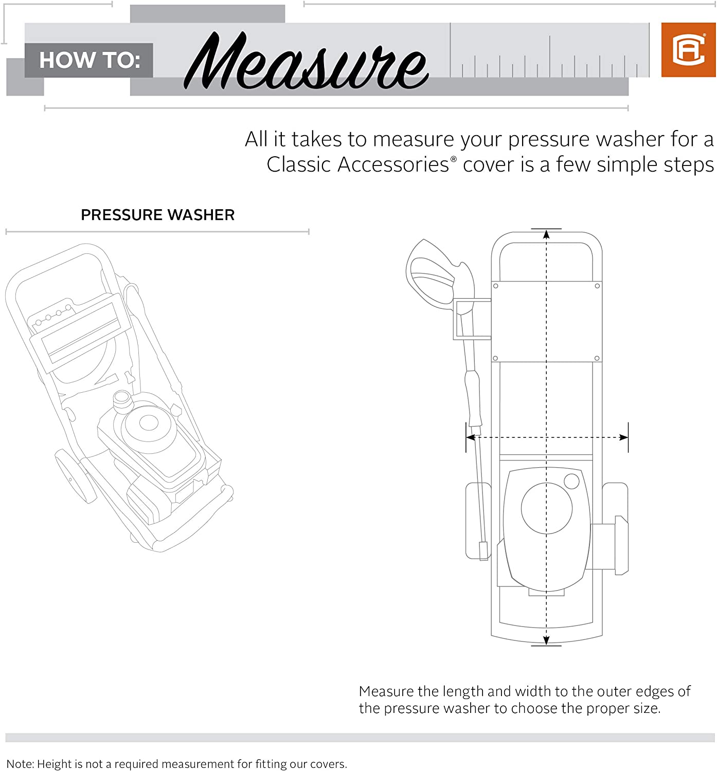 Classic Accessories Pressure Washer Cover