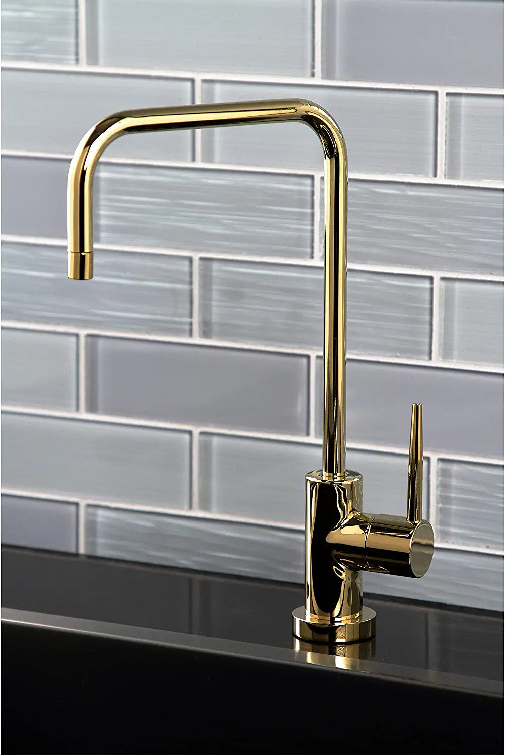 Kingston Brass KS6192NYL New York Water Filtration Faucet, Polished Brass