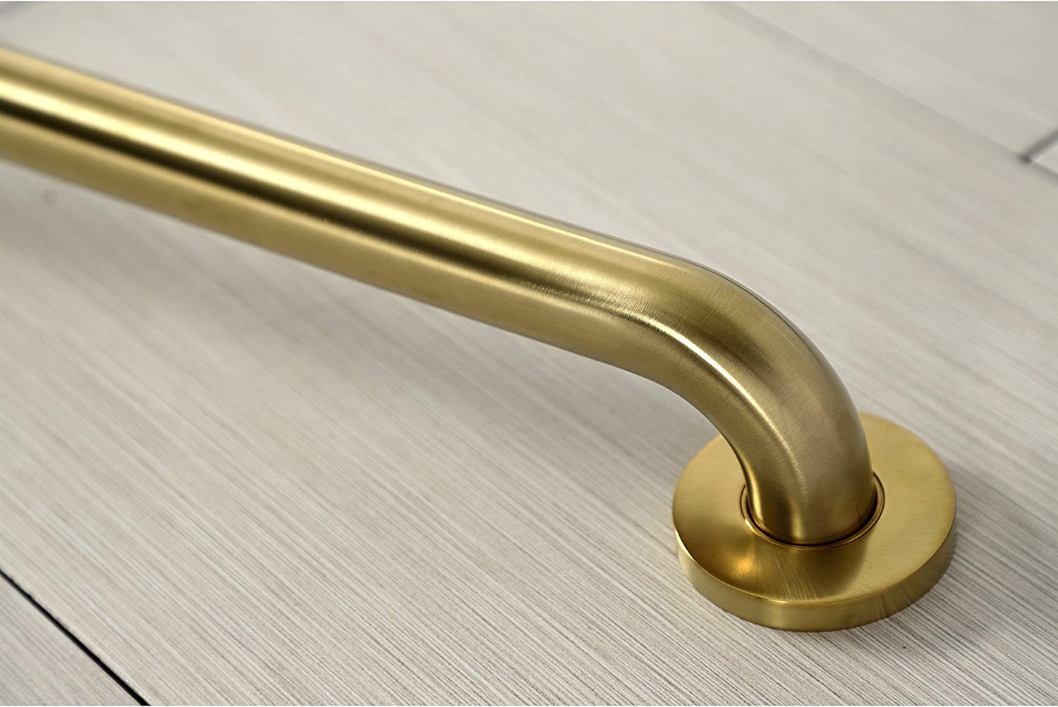 Kingston Brass DR514427 Meridian Grab Bar, Brushed Brass