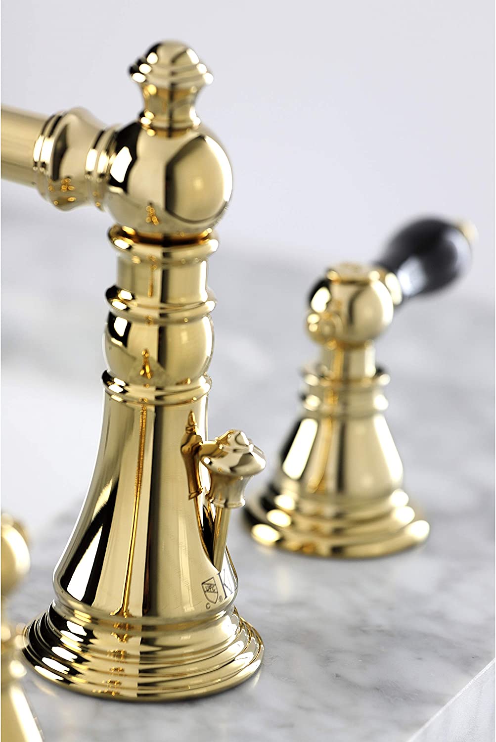 Kingston Brass FSC1972AKL Duchess Widespread Bathroom Faucet, Polished Brass