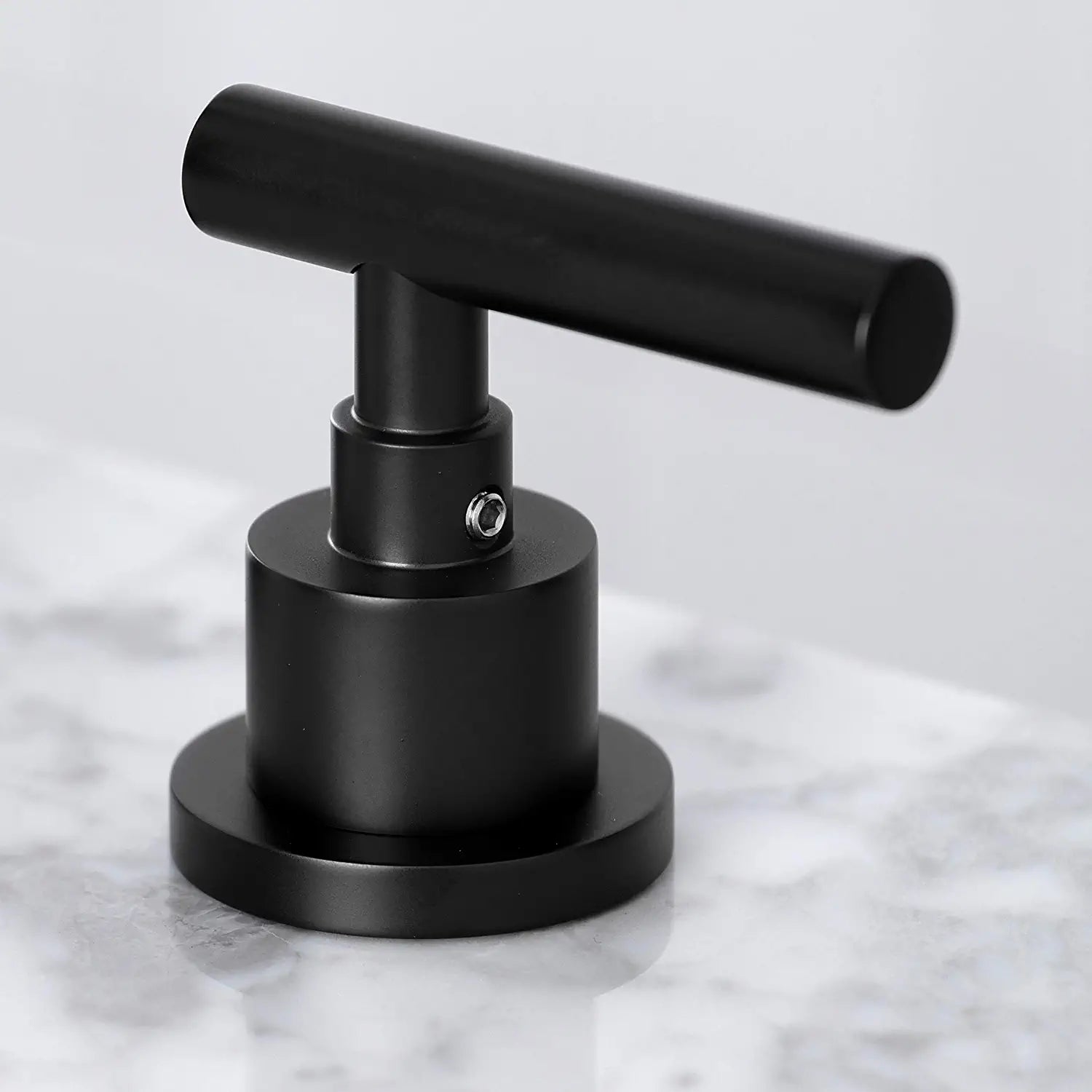 Kingston Brass FSC8930CML Manhattan Widespread Bathroom Faucet, Matte Black