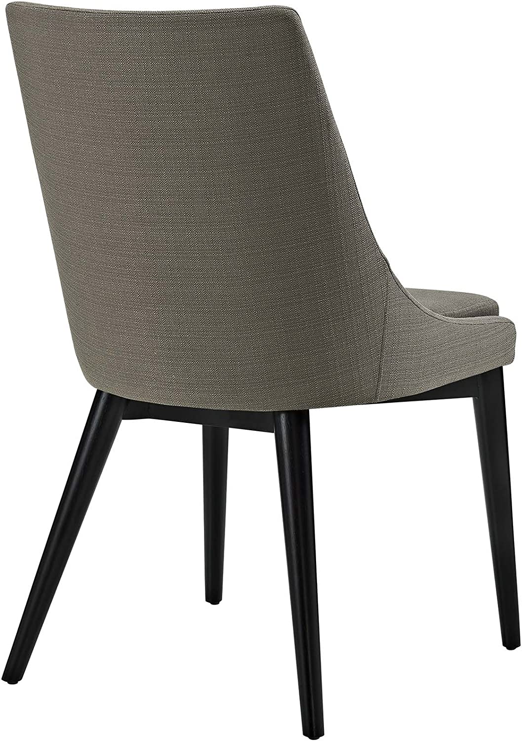 Modway Viscount Mid-Century Modern Upholstered Fabric Kitchen and Dining Room Chair in Wheatgrass