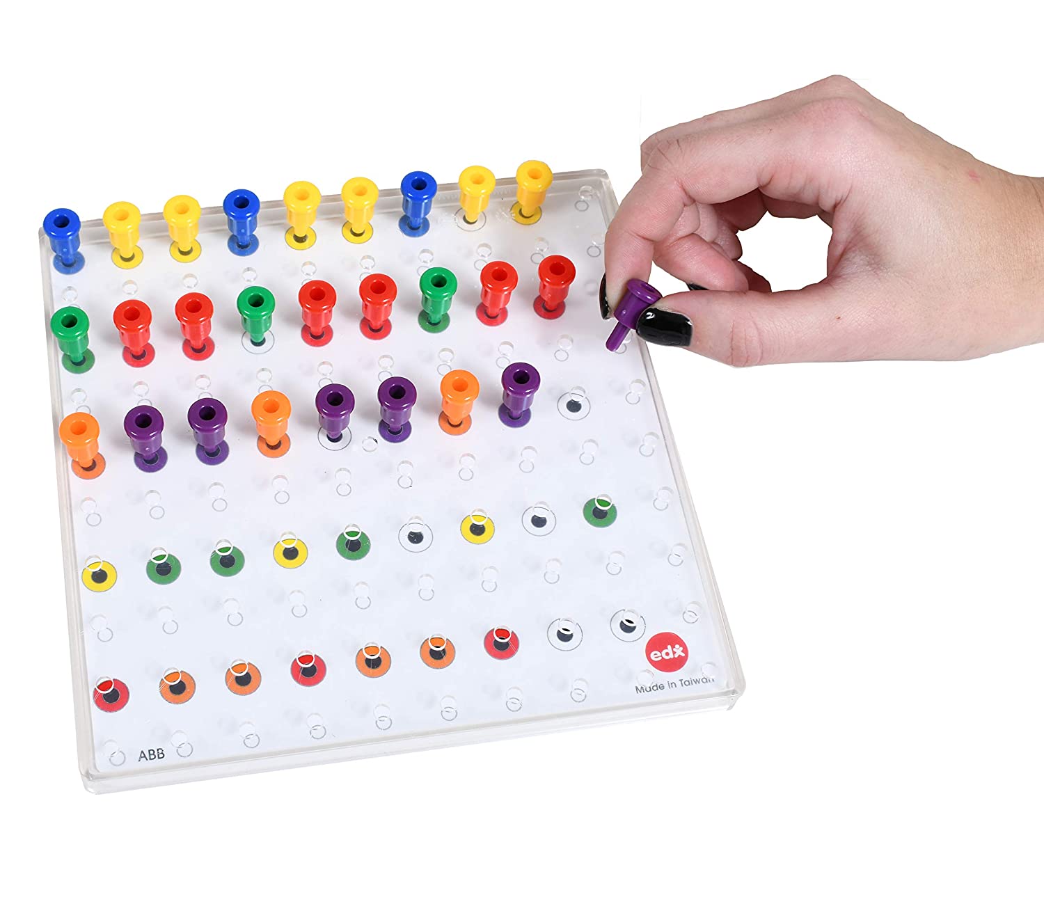 edxeducation-39472 Small Pegs Activity Set - Early Math Patterning, Sequencing and Arithmetic