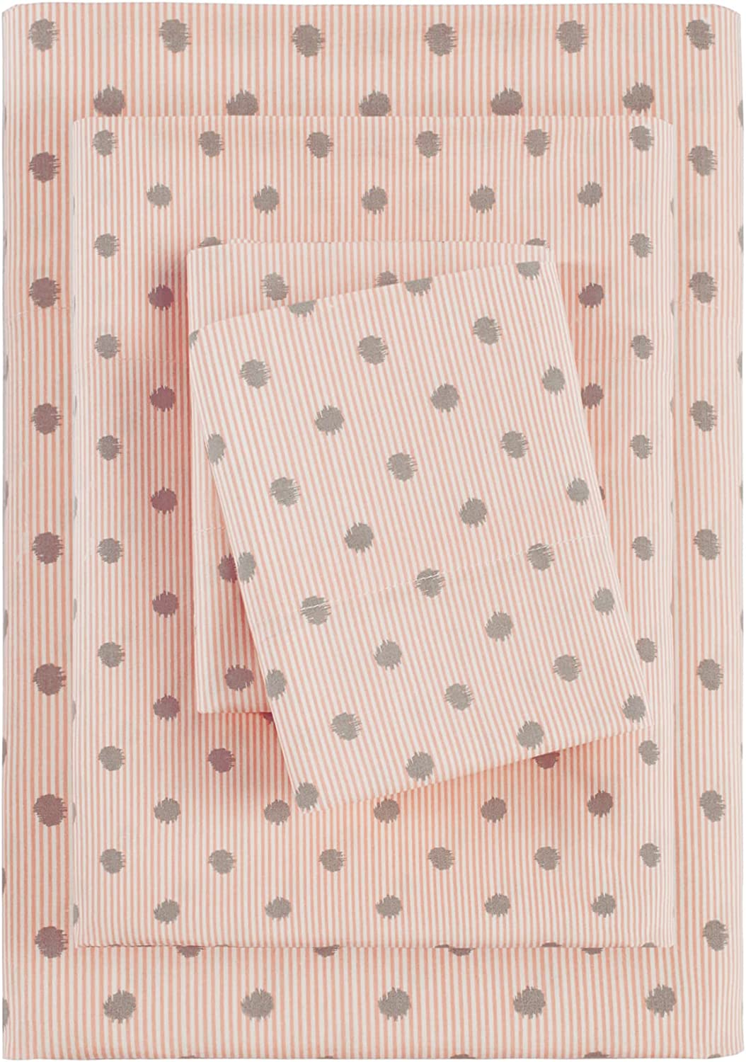 HipStyle Printed Sheet Set, King, Pink