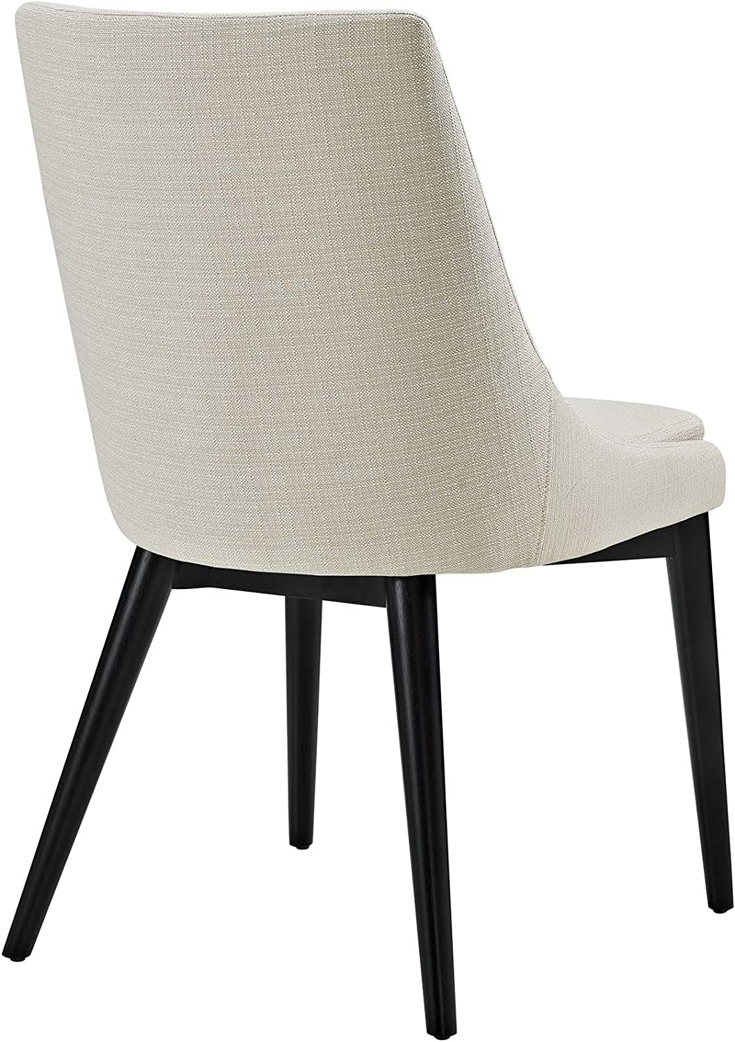 Modway Viscount Mid-Century Modern Upholstered Fabric Kitchen and Dining Room Chair in Wheatgrass