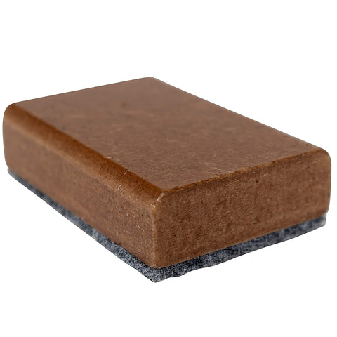 LEARNING ADVANTAGE CTU7874 Mini Markerboard Erasers Set Of 5, brown and gray