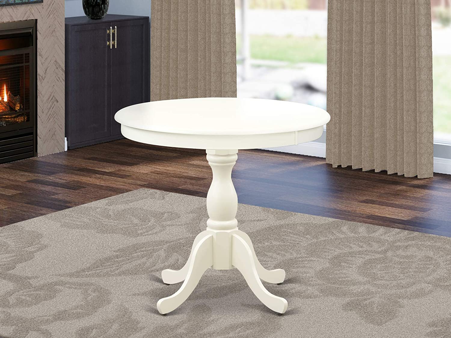 East West Furniture AMT-LWH-TP Dining Table