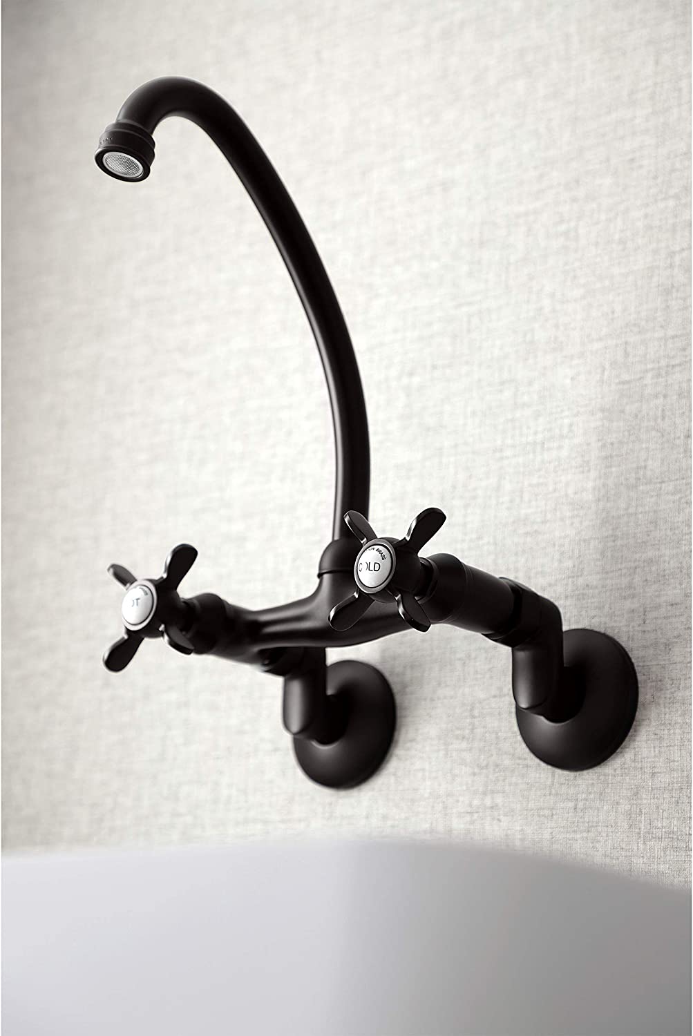 Kingston Brass KS114ORB Essex Kitchen Faucet, Oil Rubbed Bronze