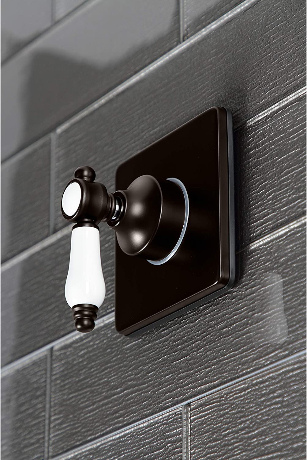 Kingston Brass KS3045BPL Bel-Air Three-Way Diverter Valve with Trim Kit, Oil Rubbed Bronze