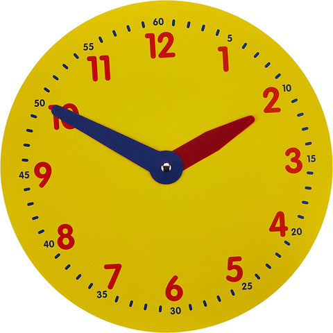Didax Educational Resources Magnetic Demonstration Clock Math Manipulative, 12 inch diameter