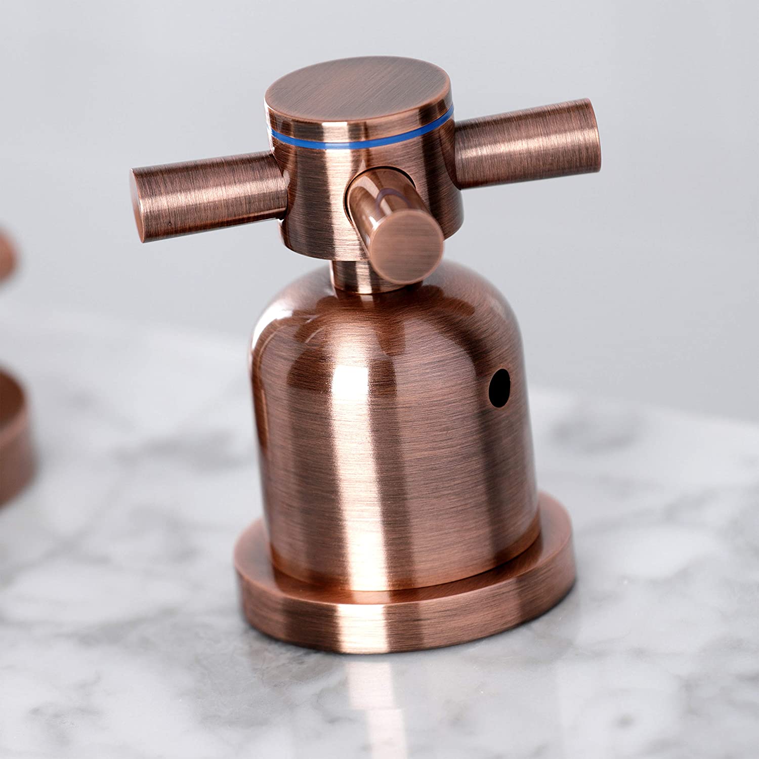 Kingston Brass FSC892DXAC Concord Widespread Bathroom Faucet, Antique Copper