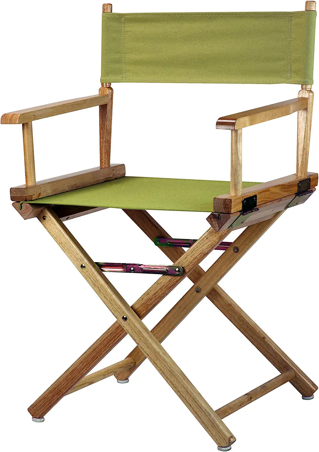 Casual Home 18&#34; Director&#39;s Chair Natural Frame with Olive Canvas