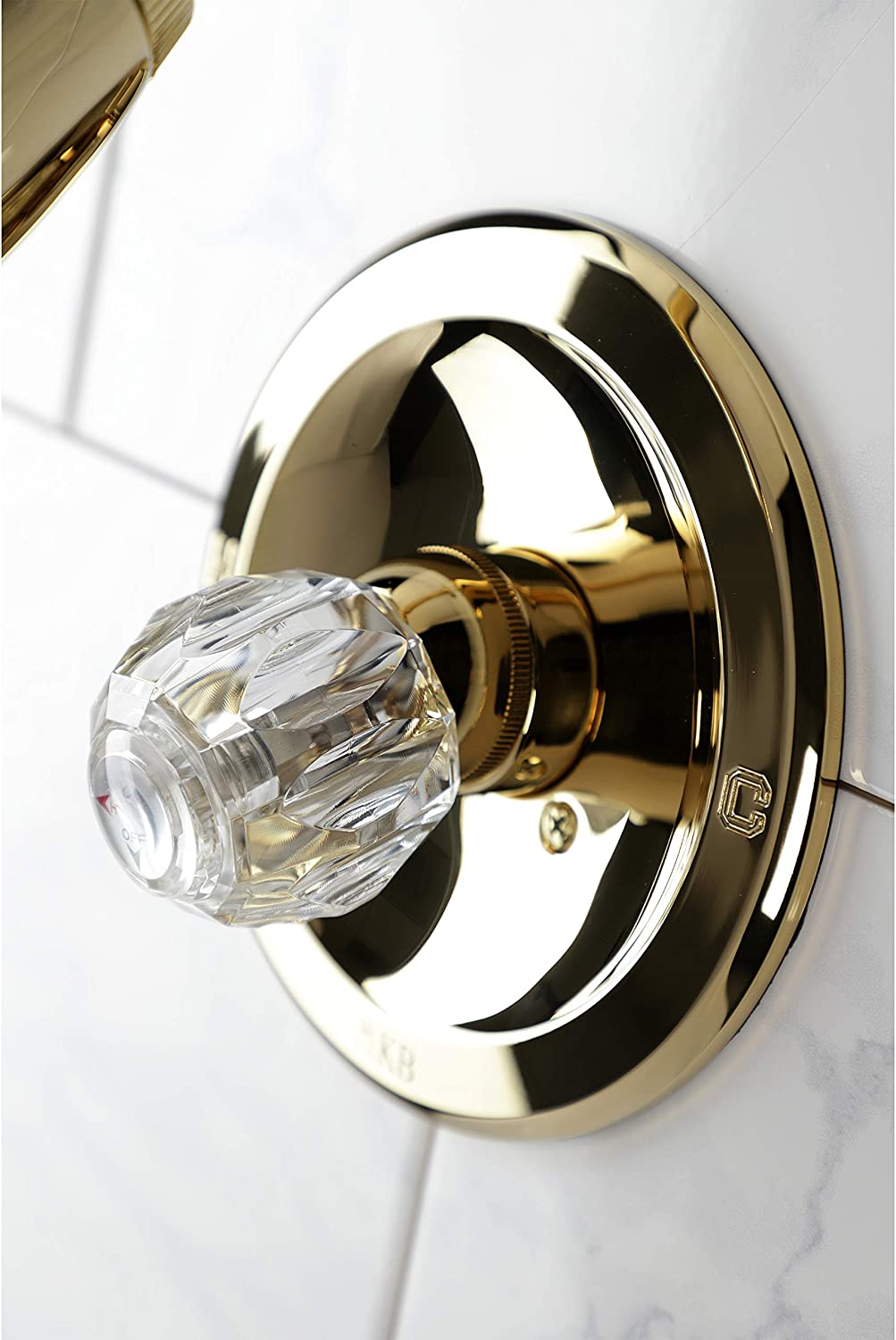 Kingston Brass KB532SO Shower Faucet, Polished Brass