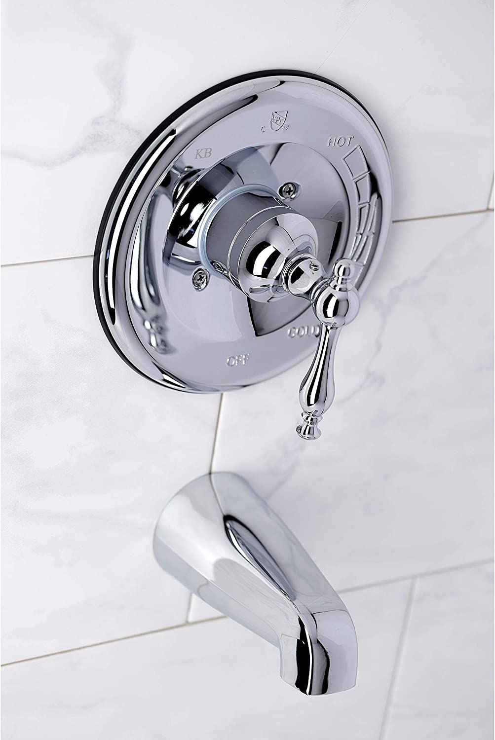 Kingston Brass KB1631NLTO Shower Faucet Tub Only, Polished Chrome